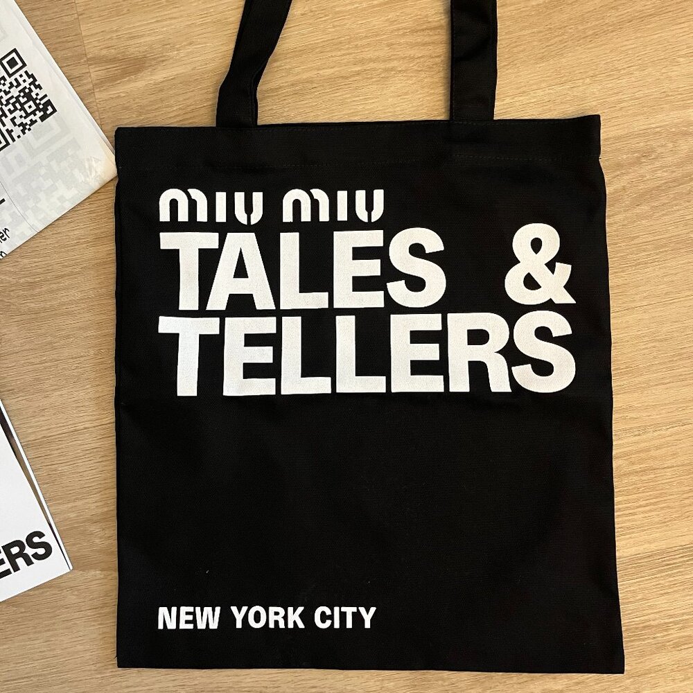 MIU MIU Tales and Tellers New York City 2025 Show Tote Bag